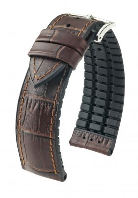 Hirsch Paul - brown - rubber / leather strap