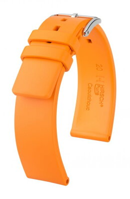 Hirsch Pure - orange - rubber strap
