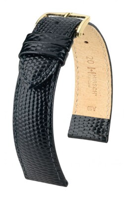 Hirsch Rainbow - black - leather strap