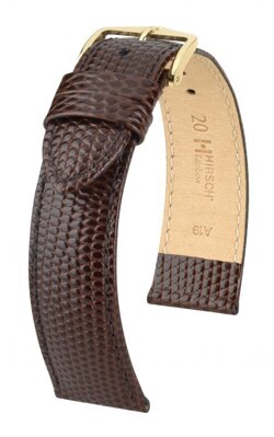 Hirsch Rainbow - brown - leather strap