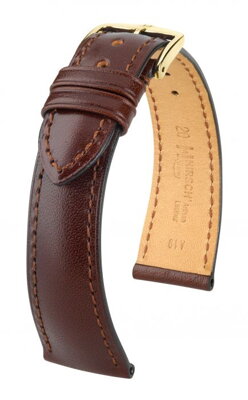 Hirsch Siena - brown - leather strap