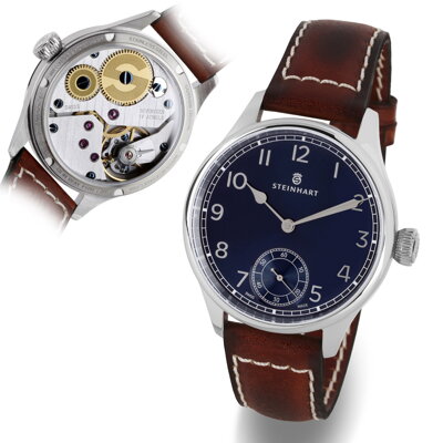 Steinhart Marine Chronometer 42 blue arabic