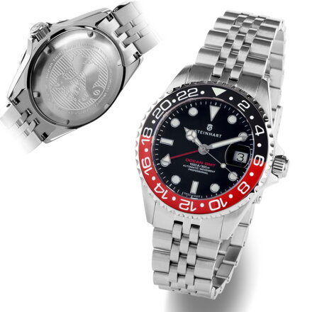 Steinhart Ocean 39 GMT.2 BLACK-RED Ceramic