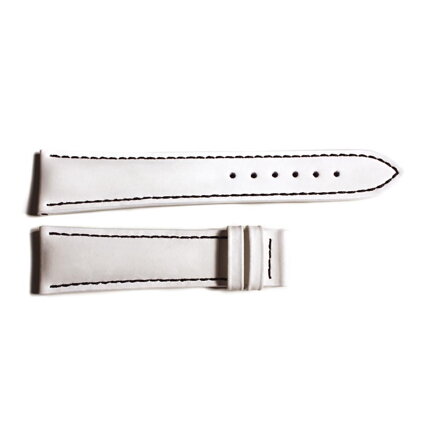 Steinhart special strap white with black stitching, size M