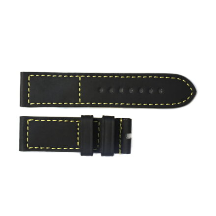 Steinhart rubber strap black with yellow stitching size M