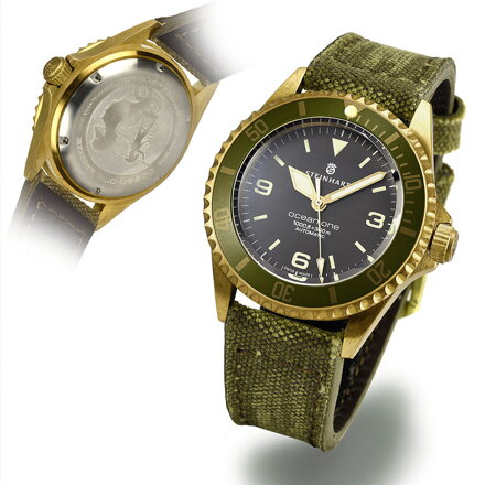 Steinhart OCEAN 1 Bronze green automatic wristwatch