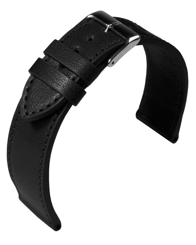 Barington - Bauhaus - black - leather strap Barington - Bauhaus - black - leather strap