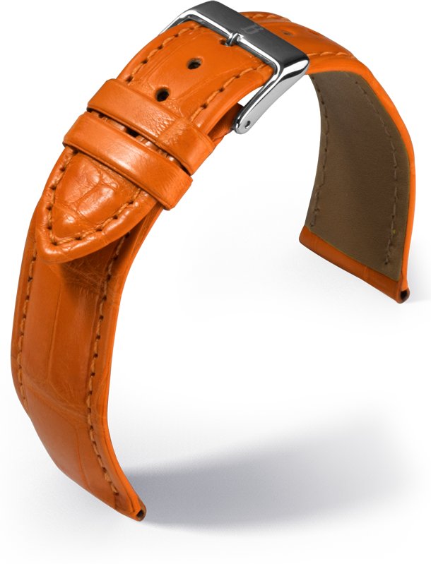 Barington - Louisiana Croco - orange - leather strap Barington - Louisiana Croco - orange - leather strap