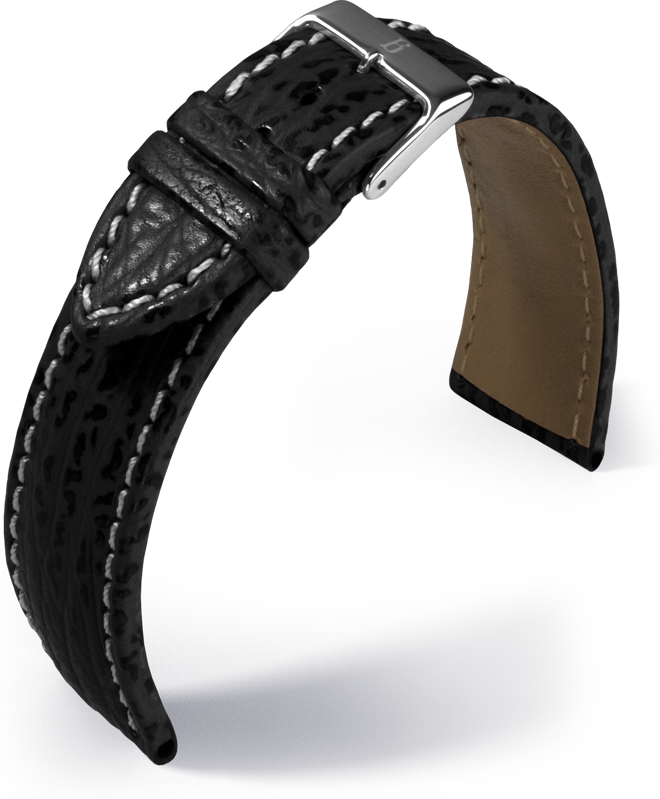 Barington - Shark - black - leather strap Barington - Shark - black - leather strap