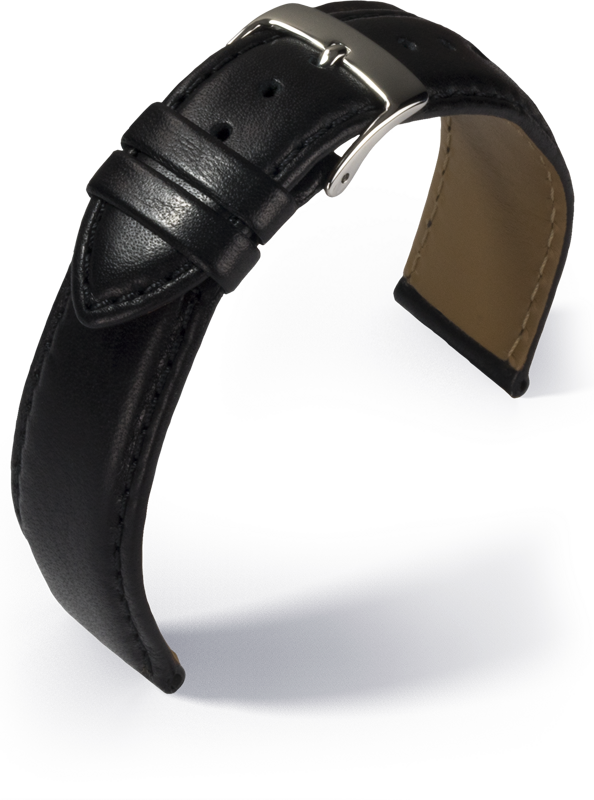 Barington - Soft nappa - black - leather strap
