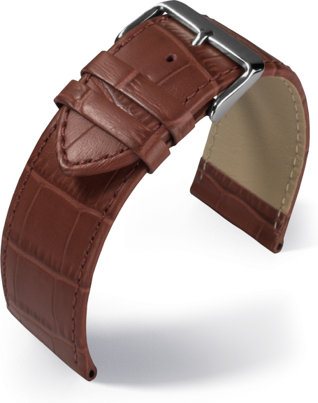 Eulit - Big fashion - golden brown - leather strap