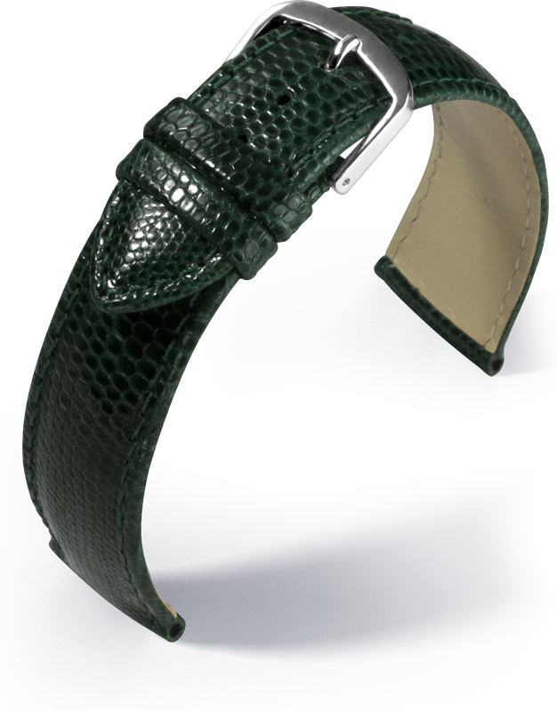 Eulit - Genuine lizard - green - leather strap Eulit - Genuine lizard - green - leather strap