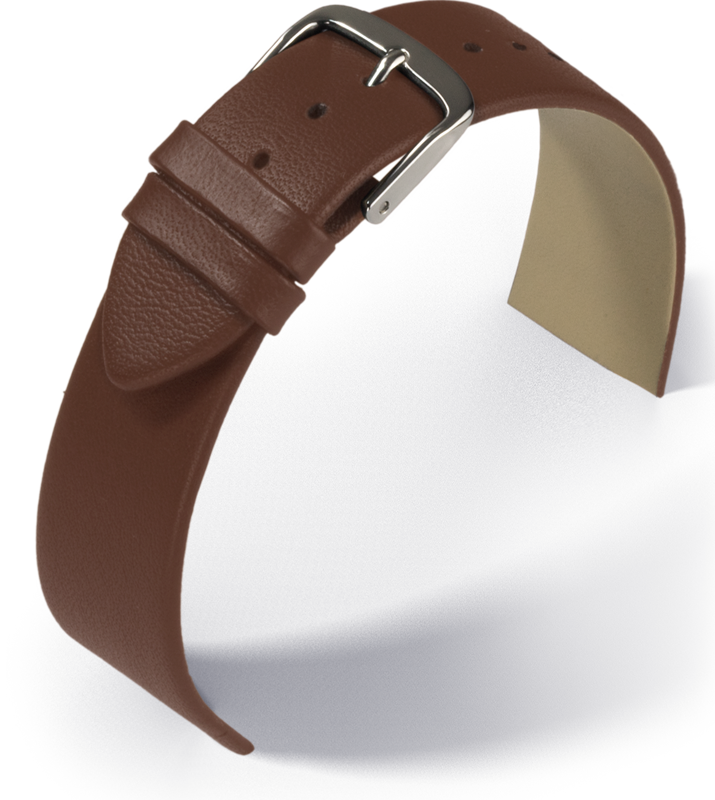 Eulit - Nappa Design - medium brown - leather strap Eulit - Nappa Design - medium brown - leather strap