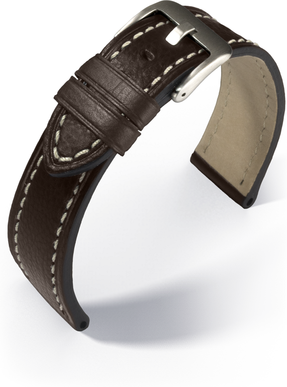 Eulit - Zeppelin - dark brown - leather strap