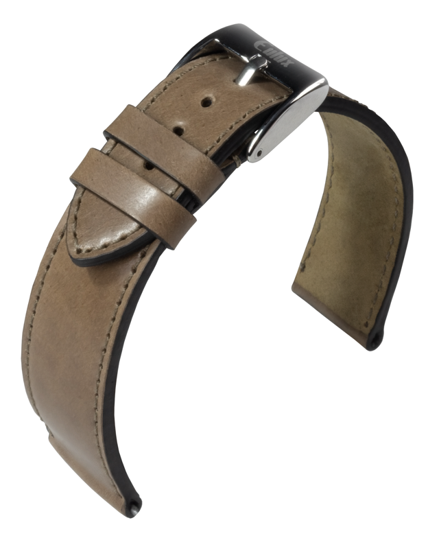 Eulux - Shell Cordovan - camel - leather strap Eulux - Shell Cordovan - camel - leather strap
