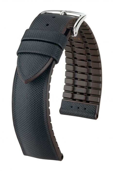 Hirsch Arne - black / brown - rubber / leather strap Hirsch Arne - black / brown - rubber / leather strap