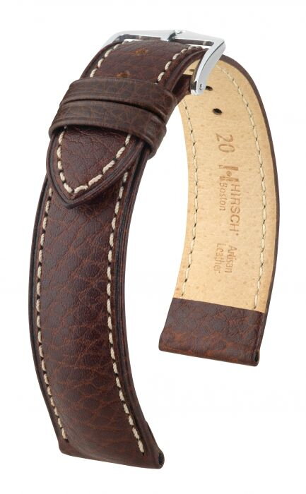 Hirsch Boston - brown - leather strap
