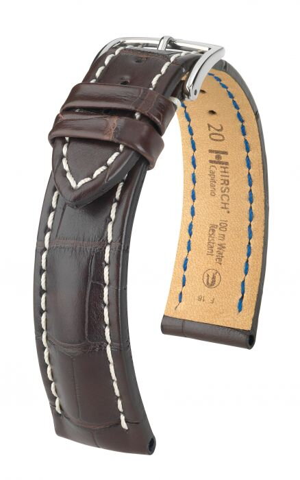 Hirsch Capitano - brown - leather strap