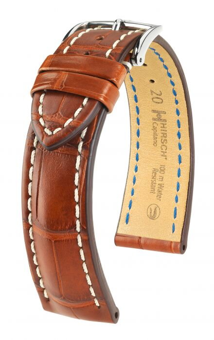 Hirsch Capitano - golden brown - leather strap Hirsch Capitano - golden brown - leather strap