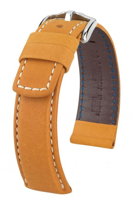Hirsch Mariner - golden brown - leather strap
