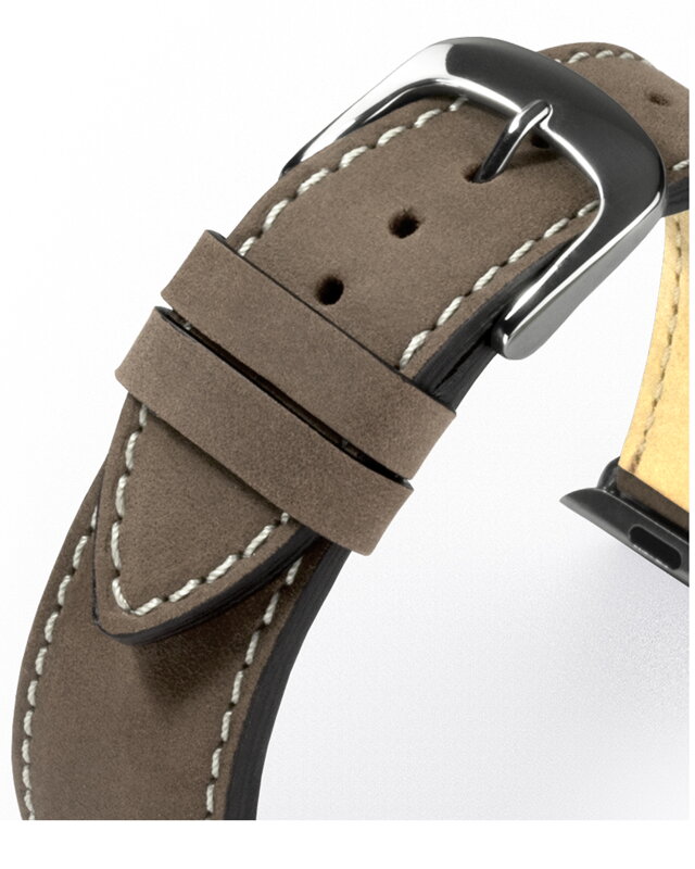 Smart Wear Double Apple Watch - beige - leather strap Smart Wear Double Apple Watch - beige - leather strap