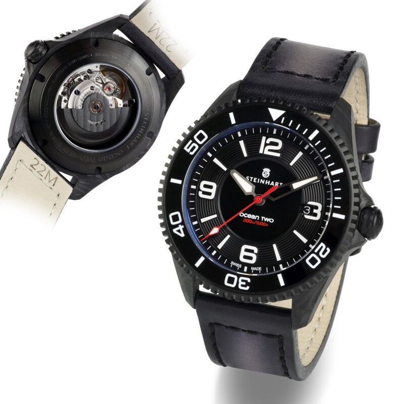 Steinhart Ocean 2 premium Carbon Black Diver Watch