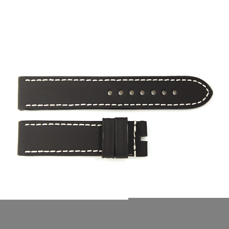 Steinhart Rubber strap black for Ocean 2, size L, white stitching Steinhart Rubber strap black for Ocean 2, size L, white stitching