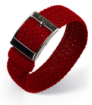 Eulit - Palma Perlon - red - nylon strap - stainless steel buckle