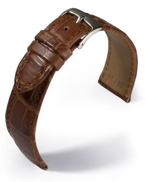 Eulux - Alligator Classic - golden brown - leather strap