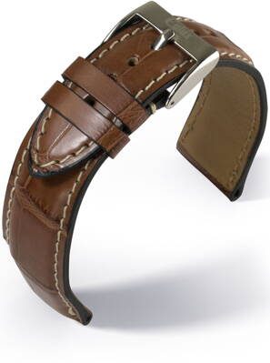 Eulux - Alligator Highline - golden brown - leather strap