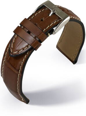 Eulux - Alligator Highline - medium brown - leather strap